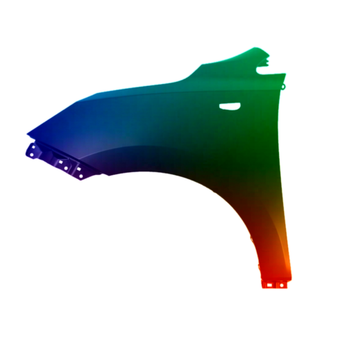 Spatbord links voor Hyundai IX35 2009-2015 Gespoten in gewenste kleur