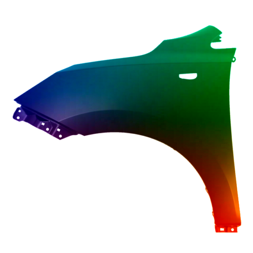 Spatbord links voor Hyundai Tucson (LM) 2009-2015 Gespoten in de gewenste kleur