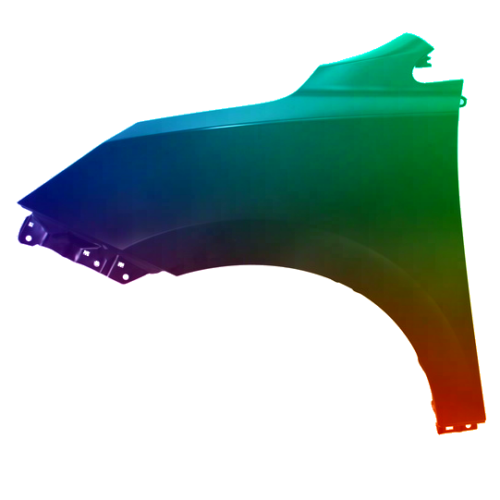 Spatbord links voor Hyundai Tucson (LM) 2009-2015 Gespoten in de gewenste kleur