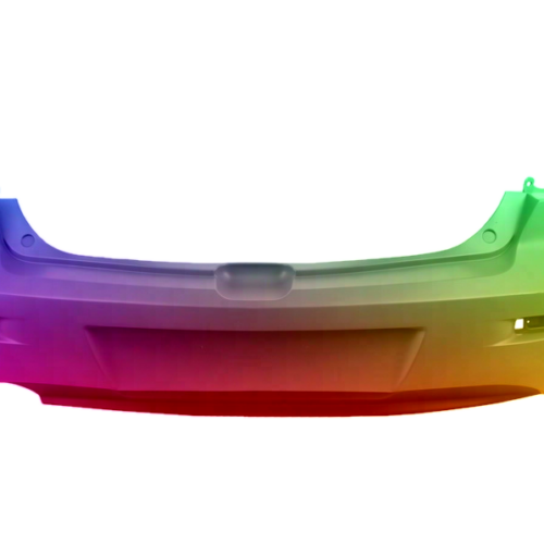 Voor Mazda 3 2003-2009 Achterbumper gespoten in de gewenste kleur