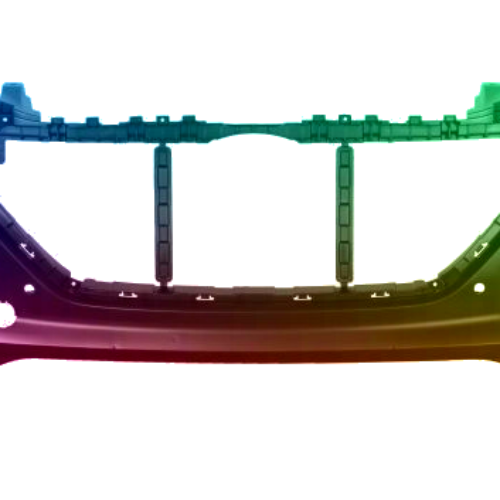 Voor Hyundai Tucson (TL) 2015-2020 SR PDC voorbumper gespoten in de gewenste kleur