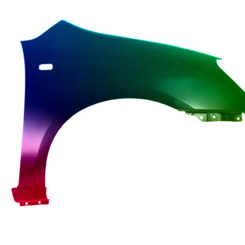Spatbord rechts Voor Kia Carens (UN) 2006-2013 Gespoten in de gewenste kleur