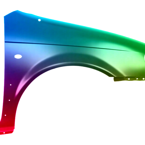 Spatbord Rechts Voor Kia Carnival (UP) 1998-2001 Gespoten in gewenste kleur