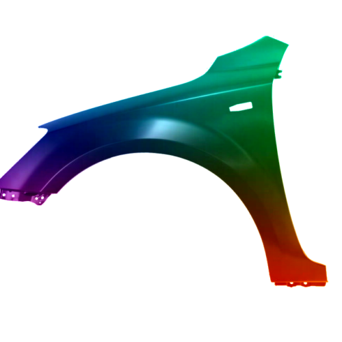 Spatbord links Voor Kia CEE’D (ED) 2006-2009 Gespoten in gewenste kleur