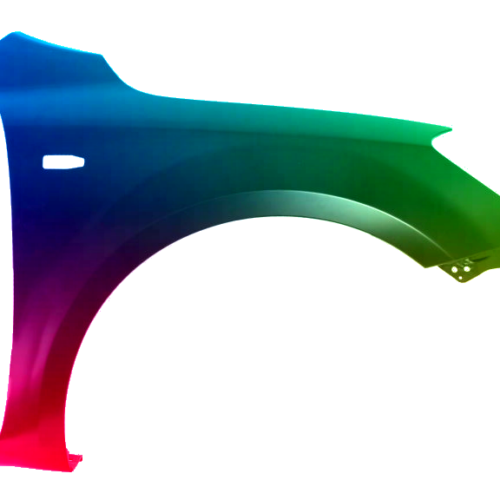Spatbord rechts Voor Kia CEE’D (ED) 2009-2012 Gespoten in de gewenste kleur