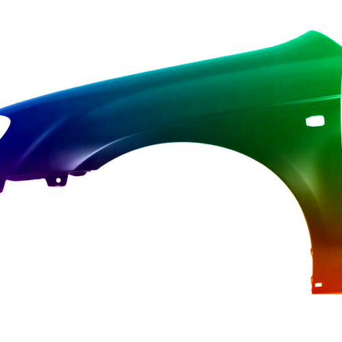 Spatbord links Voor Kia Cerato (FE) 2004-2008 Gespoten in gewenste kleur