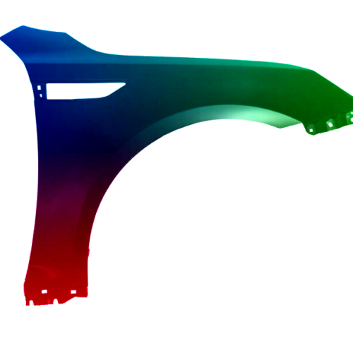 Spatbord rechts Voor Kia Optima (TF) 2010-2015 Gespoten in gewenste kleur