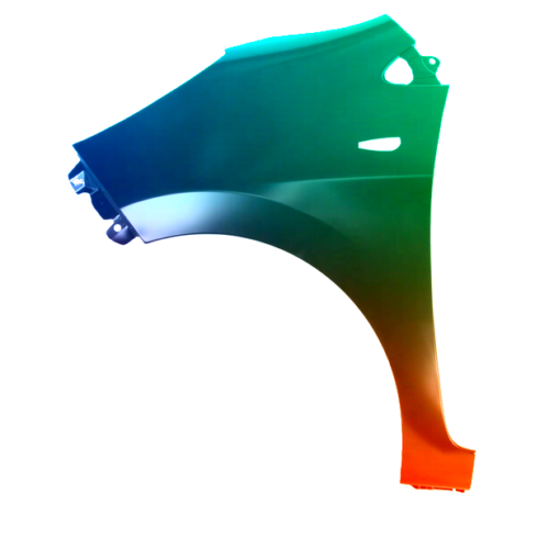 Spatbord links Voor Kia Picanto (TA) 2011-2017 Gespoten in gewenste kleur