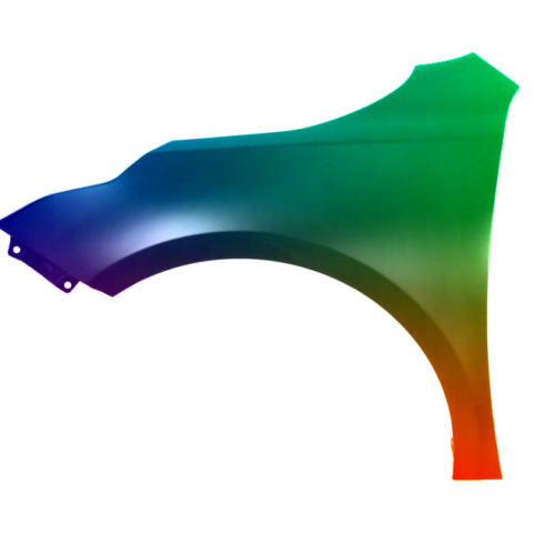 Spatbord links voor Kia Proceed (CD) vanaf 2019 Gespoten in de gewenste kleur