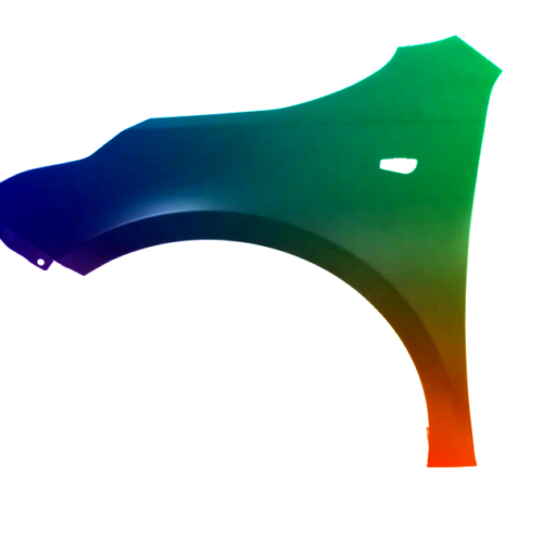 Spatbord links voor Kia Proceed (CD) vanaf 2019 Gespoten in de gewenste kleur