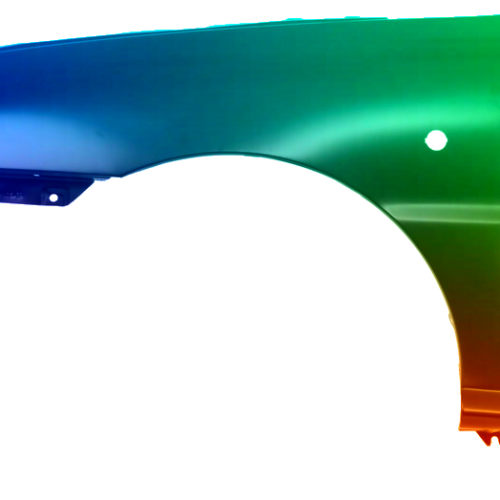 Spatbord links voor Kia Rio (DC) 2003-2004 Gespoten in gewenste kleur