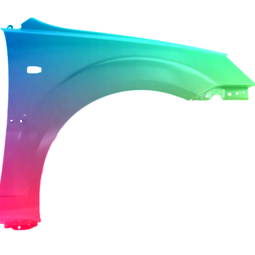 Spatbord rechts Voor Kia Rio (DE) 2005-2011 Gespoten in gewenste kleur