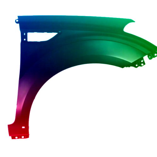 Spatbord rechts Voor Kia Soul (AM) 2008-2011 Gespoten in gewenste kleur