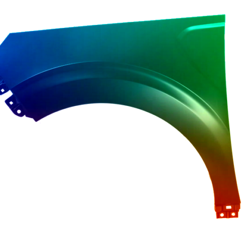 Spatbord links voor Kia Soul (SK3) vanaf 2019 Gespoten in de gewenste kleur