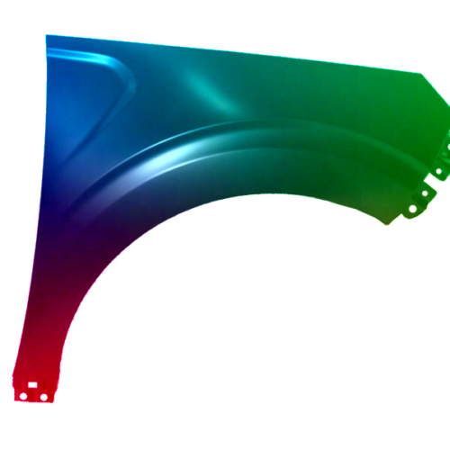 Spatbord rechts voor Kia Soul (SK3) vanaf 2019 Gespoten in de gewenste kleur