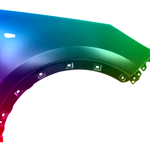 Spatbord rechts Voor Kia Sportage (SL) 2010-2015 Gespoten in gewenste kleur