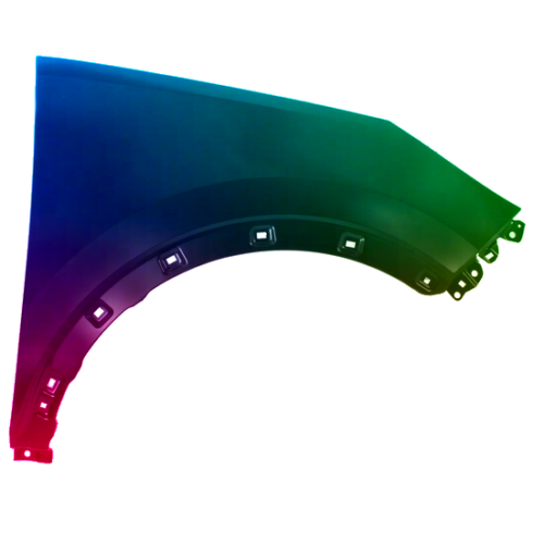 Spatbord rechts Voor Kia Sportage (SL) 2010-2015 Gespoten in gewenste kleur