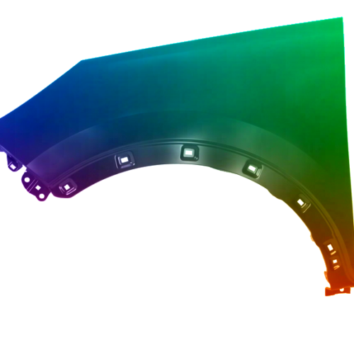 Spatbord links Voor Kia Sportage (SL) 2010-2015 Gespoten in gewenste kleur