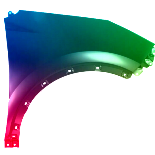 Spatbord rechts Voor Kia Sportage (QL) 2015-2021 Gespoten in de gewenste kleur