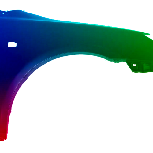 Spatbord rechts Toyota Avensis (T25) 2003-2006 Gespoten in de gewenste kleur