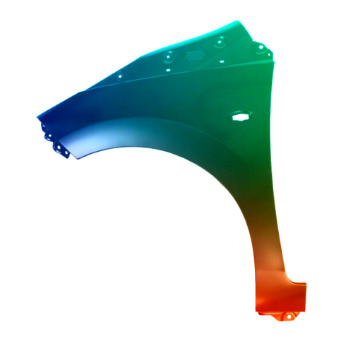 Spatbord links Toyota Aygo 2014-2020 Gespoten in gewenste kleur