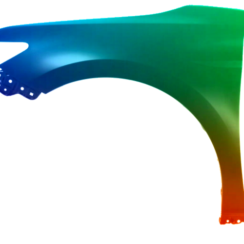 Spatbord links Toyota Camry (XV70) van 2017 Gespoten in de gewenste kleur