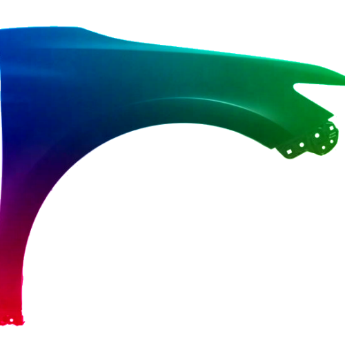 Spatbord rechts Toyota Camry (XV70) vanaf 2017 gespoten in de gewenste kleur