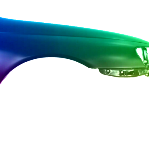 Spatbord rechts Toyota Carina E (T19) 1992-1997 Gespoten in de gewenste kleur