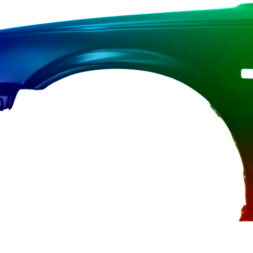 Spatbord links Toyota Corolla (E9) 1987-1994 Gespoten in gewenste kleur