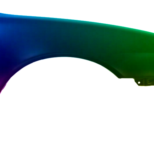 Spatbord rechts Toyota Corolla (E11) 1997-2000 Gespoten in de gewenste kleur