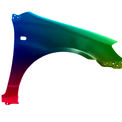 Spatbord rechts Toyota Corolla (E12) 2004-2007 Gespoten in de gewenste kleur