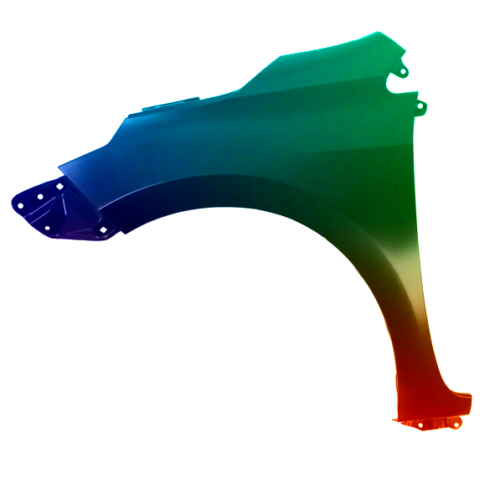 Spatbord links Toyota Corolla (E18) 2013-2019 Gespoten in de gewenste kleur