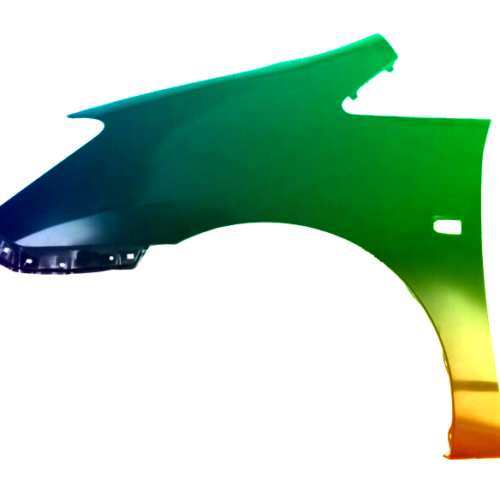 Spatbord links Toyota Corolla Verso (E12J) 2002-2004 Gespoten in gewenste kleur