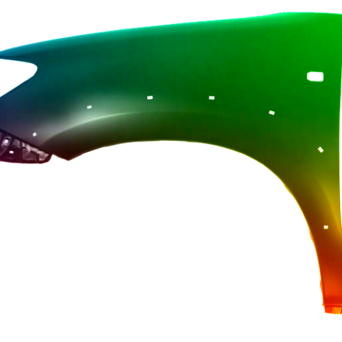 Spatbord links Toyota Hilux (N70) 2005-2012 Gespoten in gewenste kleur