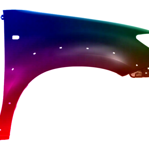 Spatbord rechts Toyota Hilux (N70) 2005-2012 Gespoten in de gewenste kleur