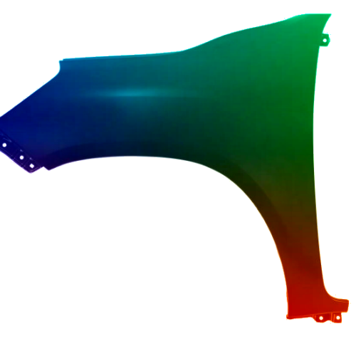 Spatbord links Toyota Hilux (N120) vanaf 2015 Gespoten in de gewenste kleur