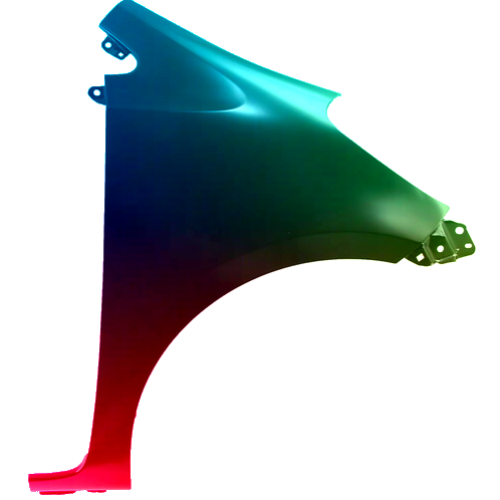 Spatbord rechts Toyota IQ (AJ1) 2008-2009 Gespoten in de gewenste kleur