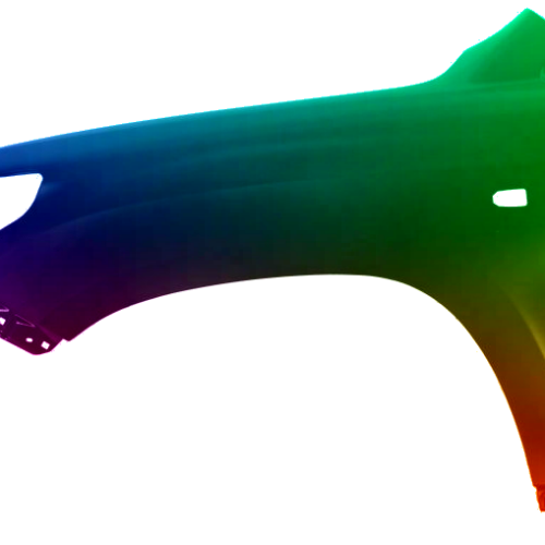 Spatbord links Toyota Land Cruiser (FJ200) 2007-2015 Gespoten in gewenste kleur