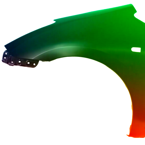 Spatbord links Toyota Prius (XW20) 2003-2009 Gespoten in de gewenste kleur