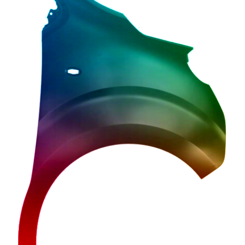 Spatbord rechts Toyota Proace vanaf 2016 Gespoten in de gewenste kleur