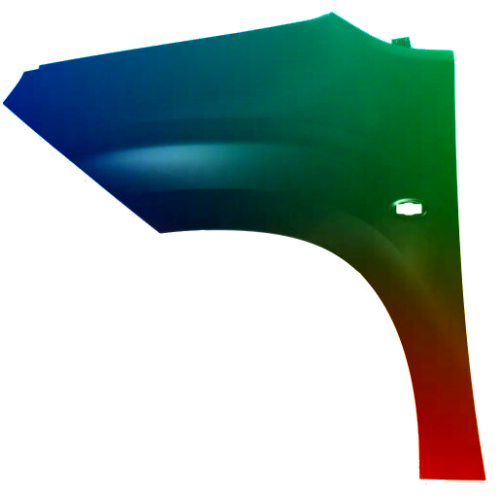 Spatbord links Toyota Proace City vanaf 2019 Gespoten in de gewenste kleur