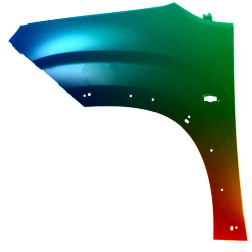 Spatbord links Toyota Proace City vanaf 2019 Gespoten in de gewenste kleur