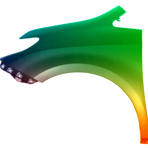 Spatbord links Toyota Sienna 2010-2017 Gespoten in gewenste kleur