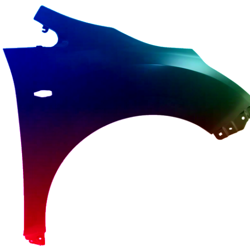 Spatbord rechts Toyota Verso (R20) 2009-2013 Gespoten in de gewenste kleur