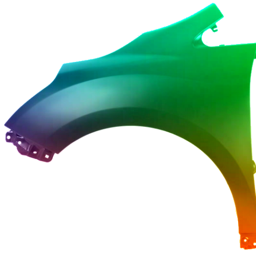 Spatbord links Toyota Verso uit 2013 Gespoten in de gewenste kleur