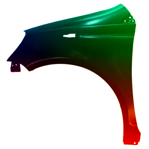 Spatbord links Toyota Yaris (XP10) 1999-2003 Gespoten in de gewenste kleur