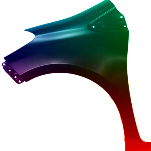 Spatbord links Toyota Yaris (XP130) 2011-2014 Gespoten in gewenste kleur