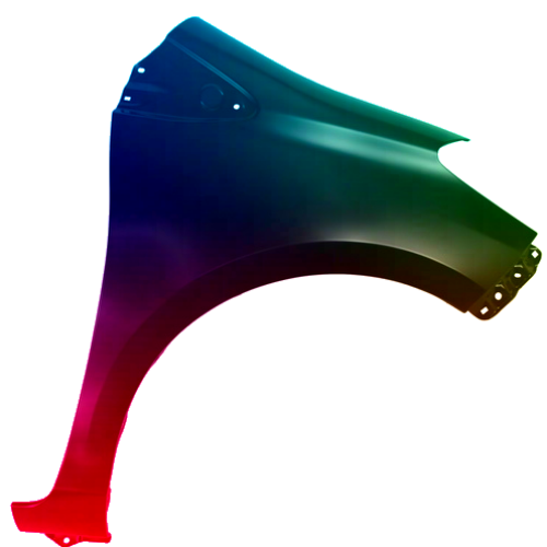 Spatbord rechts Toyota Yaris (XP130) 2011-2014 Gespoten in de gewenste kleur