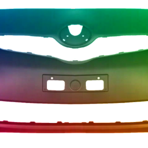 Voor Toyota Yaris (XP90) HB 2009-2011 Voorbumper gespoten in de gewenste kleur