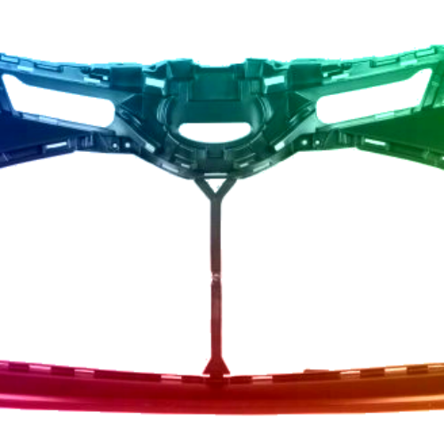 Voor Toyota Yaris 2014-2017 Voorbumper gespoten in de gewenste kleur